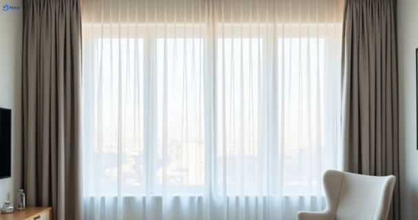 Restored vibrant drapes in silkstone QLD after Matty Curtain Cleaning